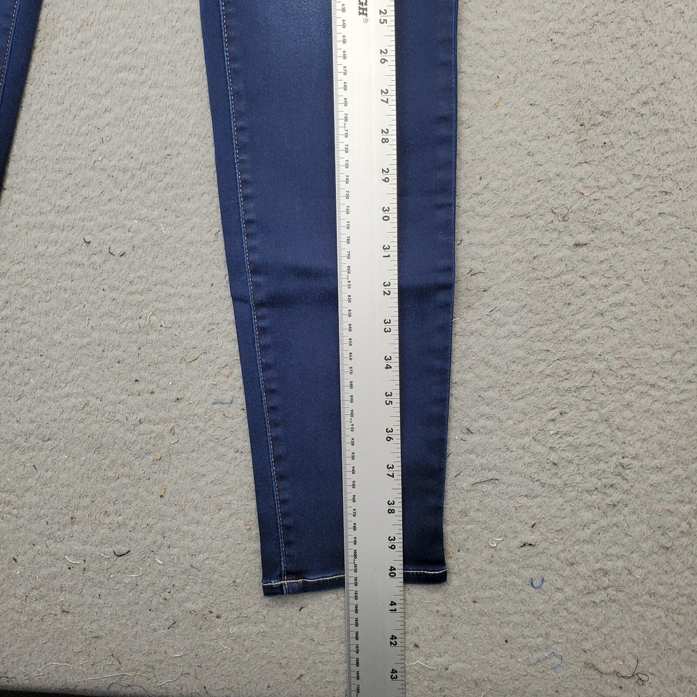 Seven7 Legging Jeans Women 12 Blue Denim Cotton Ultra High Rise Ultimate Comfort - Picture 3 of 10